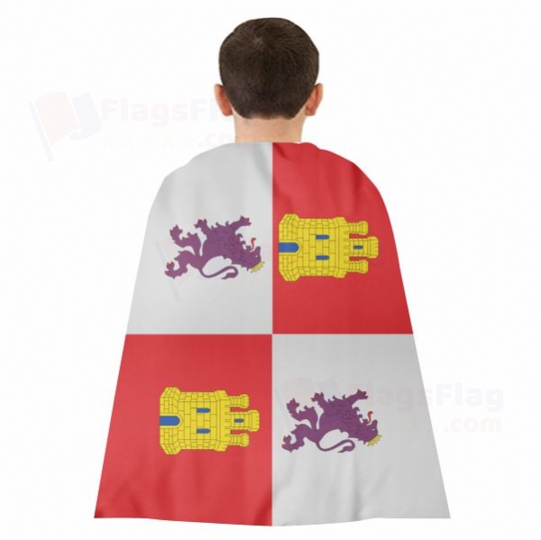 Castile And Leon Woven Fabric Cloak Digital Printing