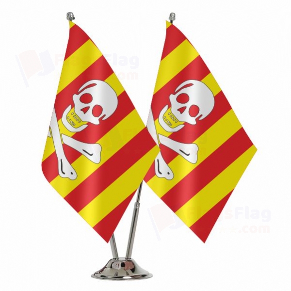 Catalan Pirate Binary Table Flag