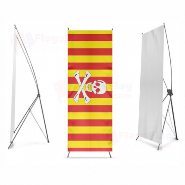 Catalan Pirate Digital Print X Banner