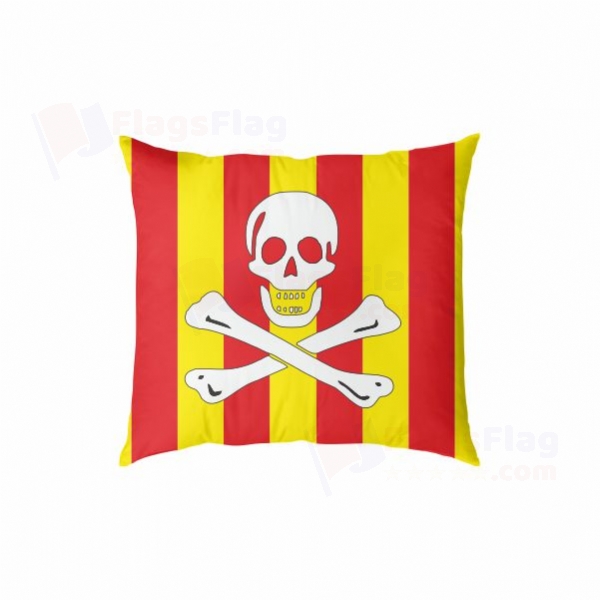 Catalan Pirate Digital Printed Pillow Cover