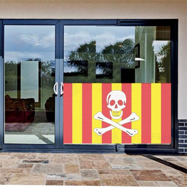 Catalan Pirate Glass Film Catalan Pirate One Way Vision Printing