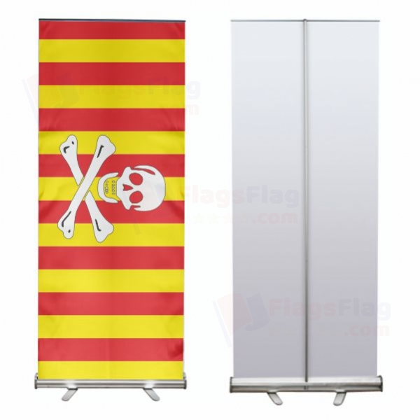 Catalan Pirate Roll Up Banner