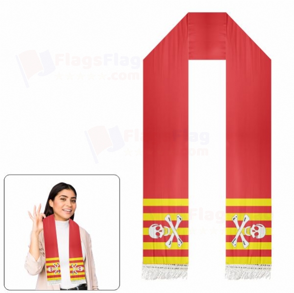 Catalan Pirate Scarf Digital Printing