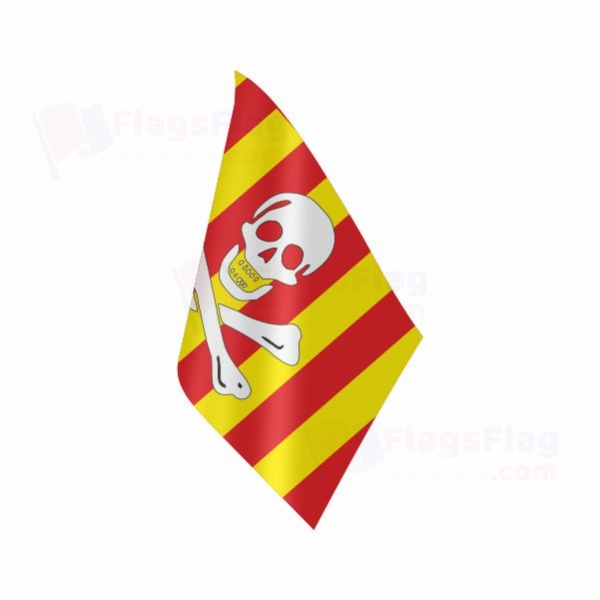 Catalan Pirate Table Flag
