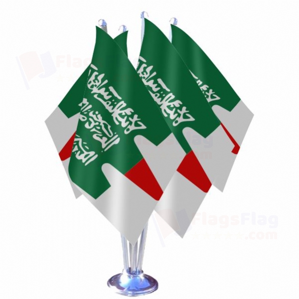 Caucasian Imamate Quadruple Table Flag