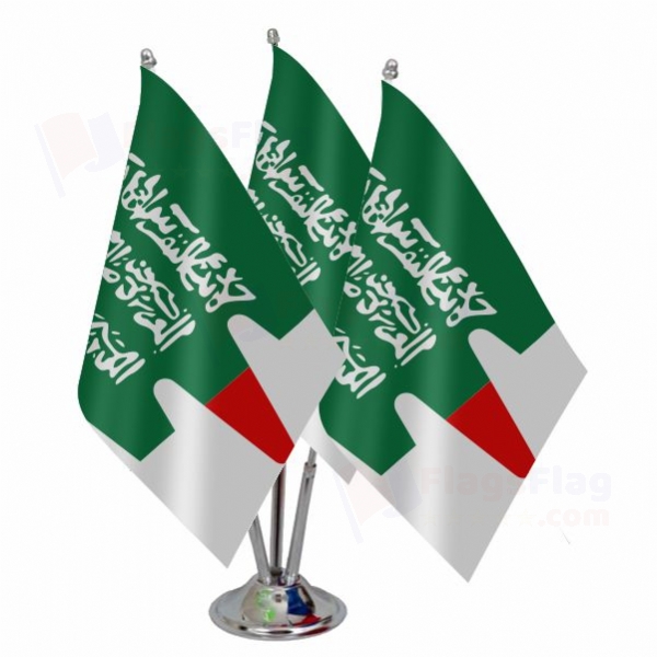 Caucasian Imamate Triple Table Flag