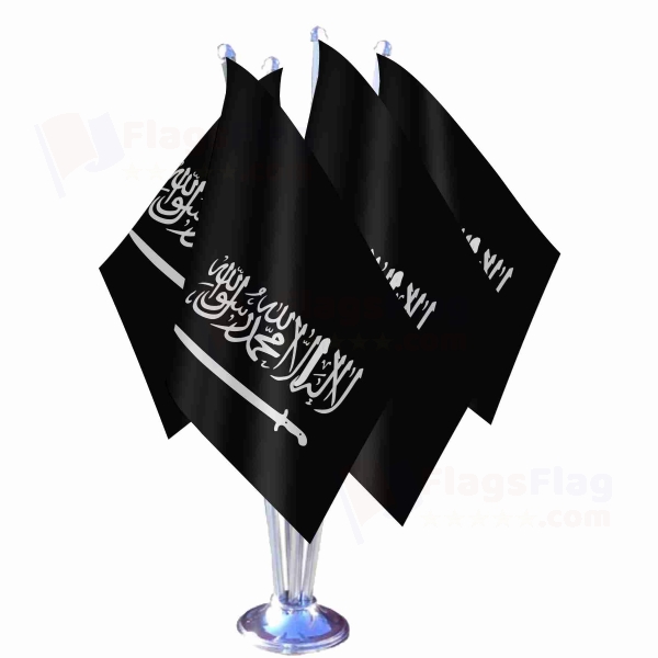 Caucasus Emirate Quadruple Table Flag