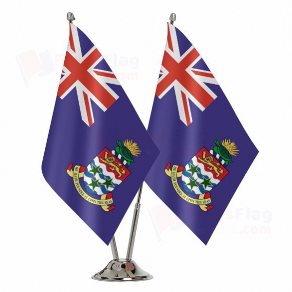 Cayman islands 2 Table Flags