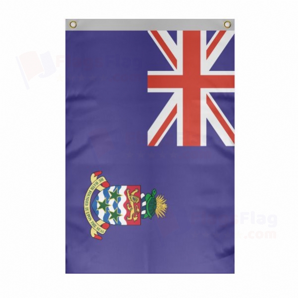 Cayman islands Large Size Flag Hanging on Building