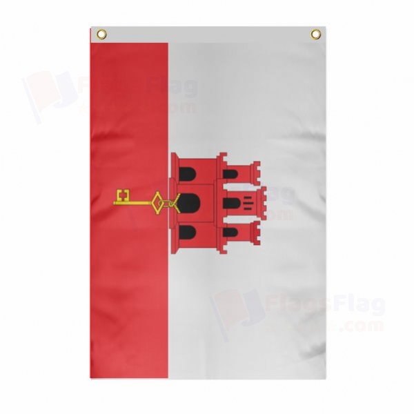 Cebelitar�k Large Size Flag Hanging on Building