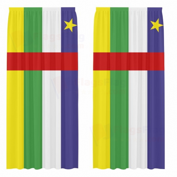 Central African Republic Digital Printed Curtains