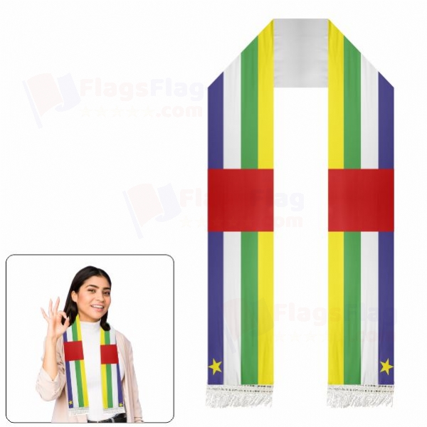 Central African Republic Scarf Digital Printing