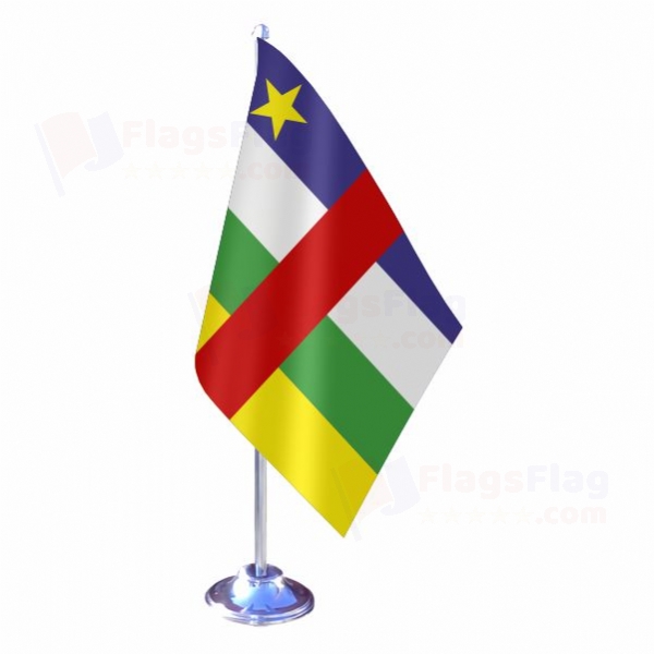 Central African Republic Single Table Flag