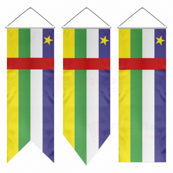 Central African Republic Swallowtail Flags