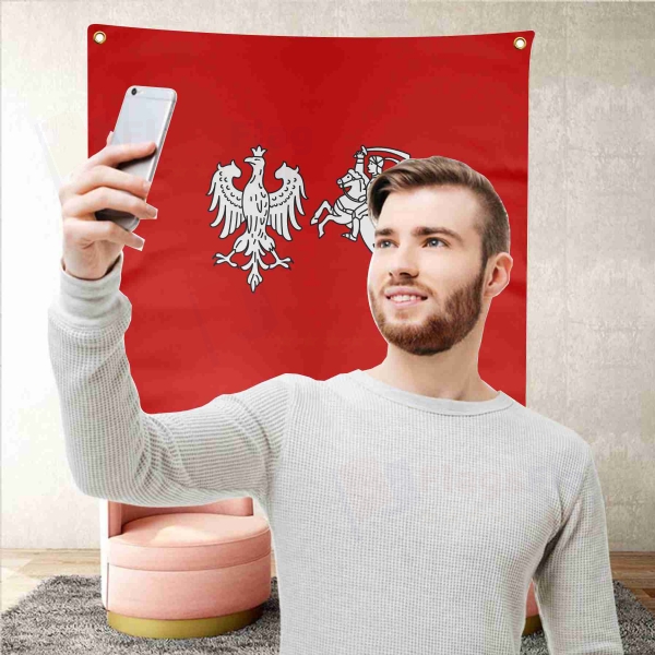 Central Lithuania Background Selfie Shooting Landscapes