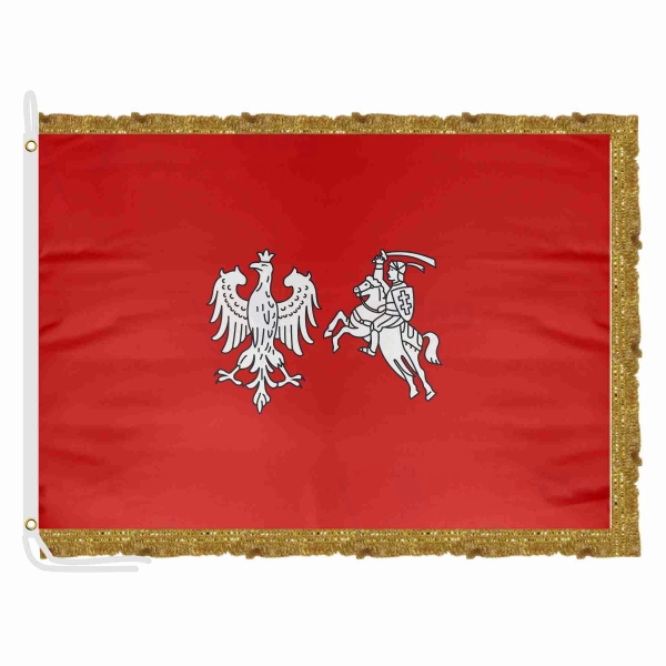 Central Lithuania Satin Office Flag