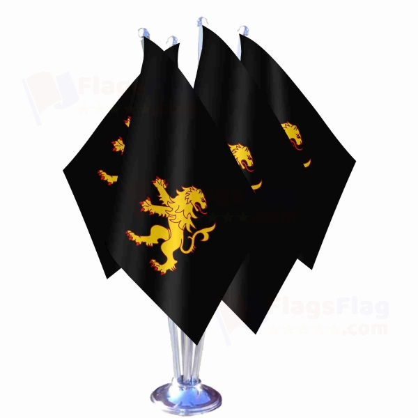 Ceredigion Quadruple Table Flag