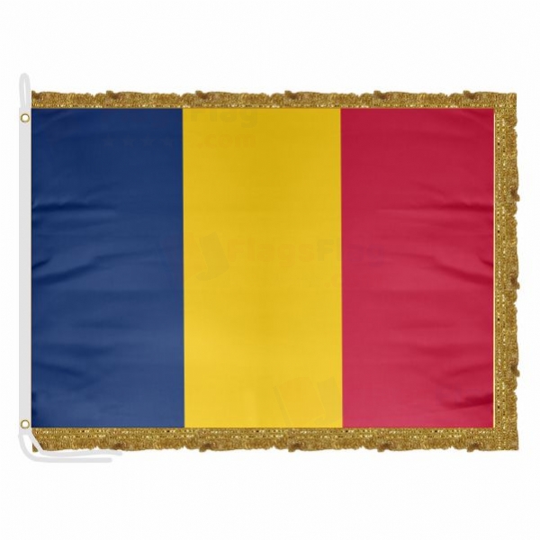 Chad Satin Office Flag