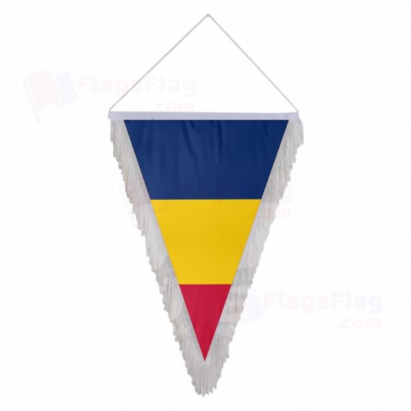 Chad Triangle Fringed Streamers