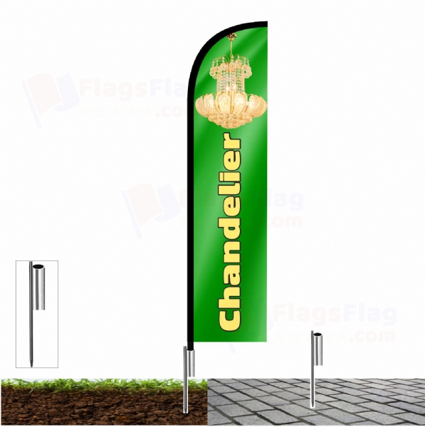 Chandelier Beach Flags