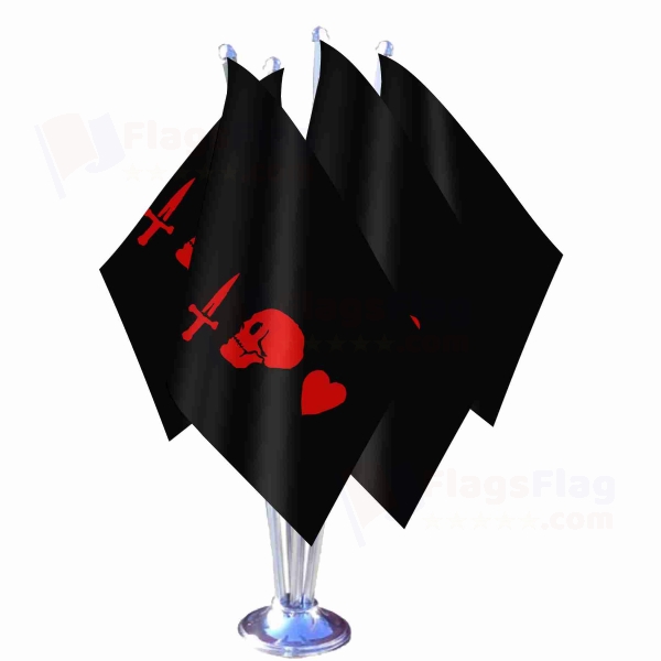 Charles Vane Quadruple Table Flag
