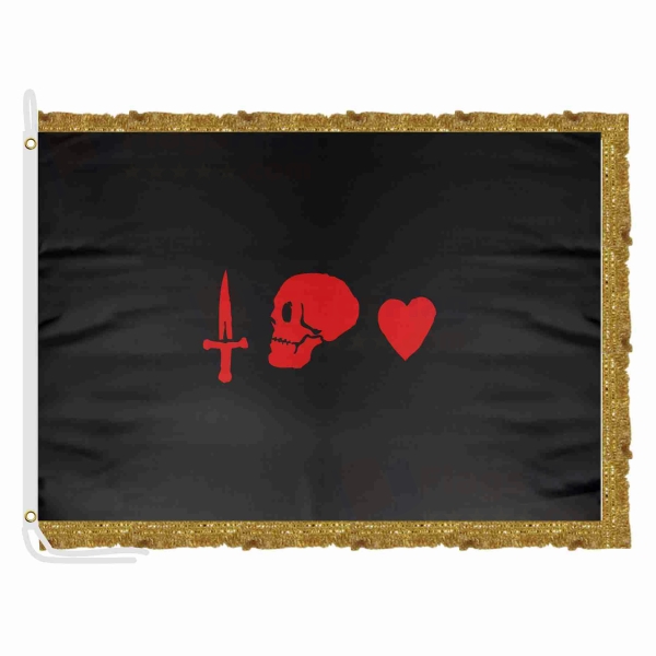 Charles Vane Satin Office Flag