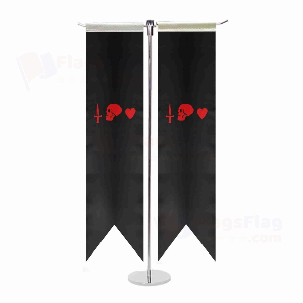 Charles Vane T Table Flags