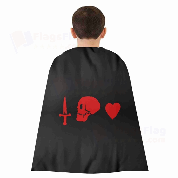 Charles Vane Woven Fabric Cloak Digital Printing