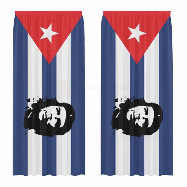 Che Guevara Digital Printed Curtains