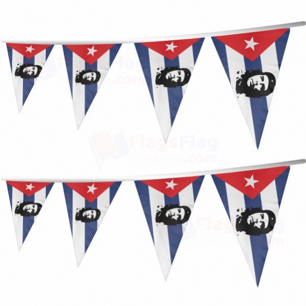 Che Guevara Stringed Triangle Flag
