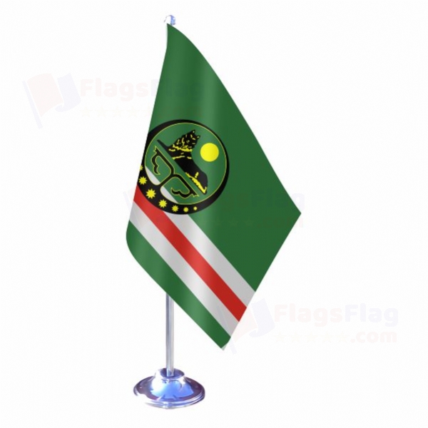 Chechen Republic Of Ichkeria Single Table Flag