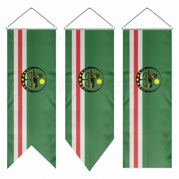 Chechen Republic Of Ichkeria Swallowtail Flags