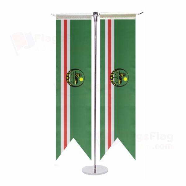 Chechen Republic Of Ichkeria T Table Flag