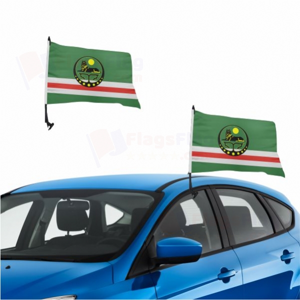 Chechen Republic Of Ichkeria Vehicle Convoy Flag