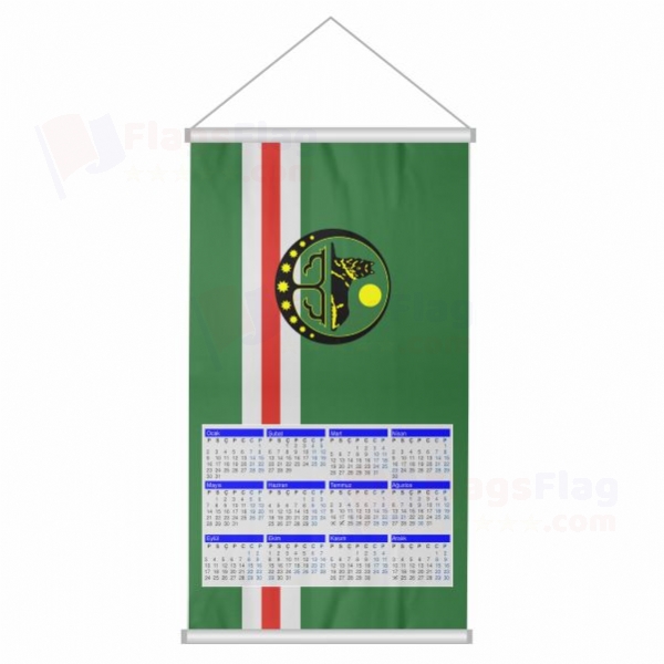 Chechen Republic Of Ichkeria Woven Fabric Digital Printing Calendar