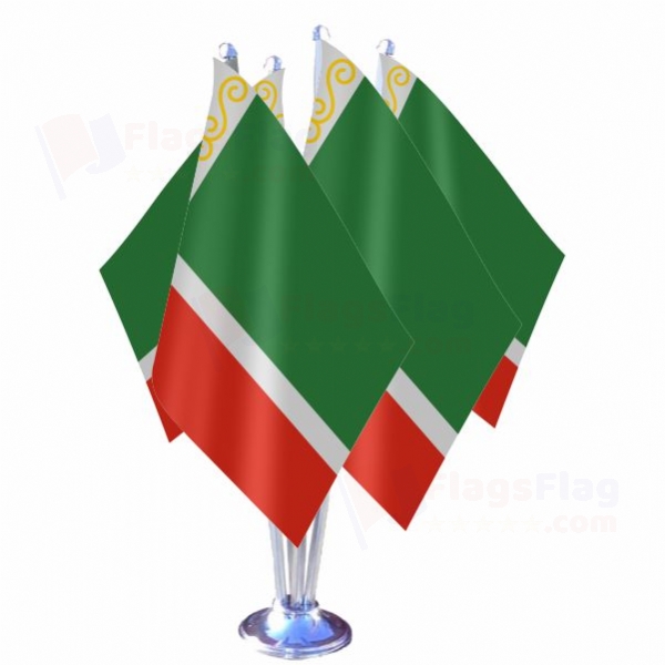 Chechen Republic Quadruple Table Flag