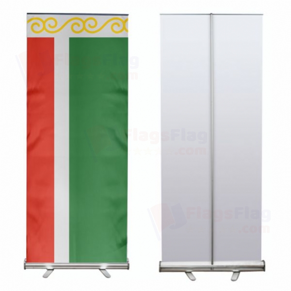 Chechen Republic Roll Up Banner