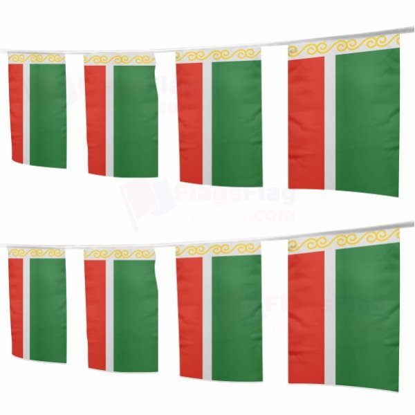 Chechen Republic Square String Flags