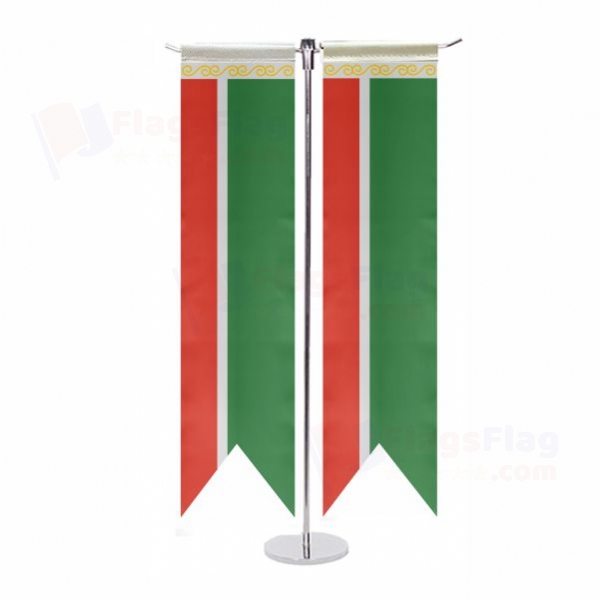 Chechen Republic T Table Flags
