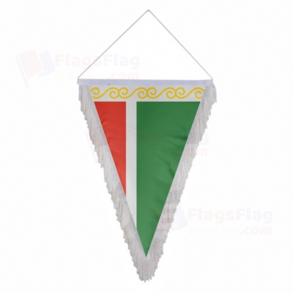 Chechen Republic Triangle Fringed Streamers