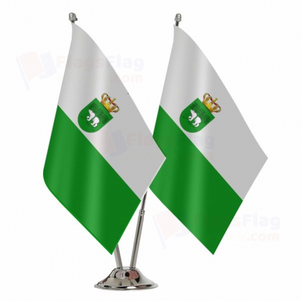 Chelm 2 Table Flags