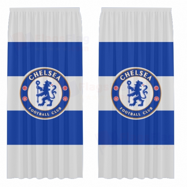 Chelsea FC Digital Printed Curtains