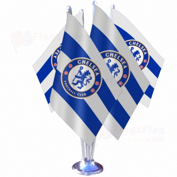 Chelsea FC Quadruple Table Flag