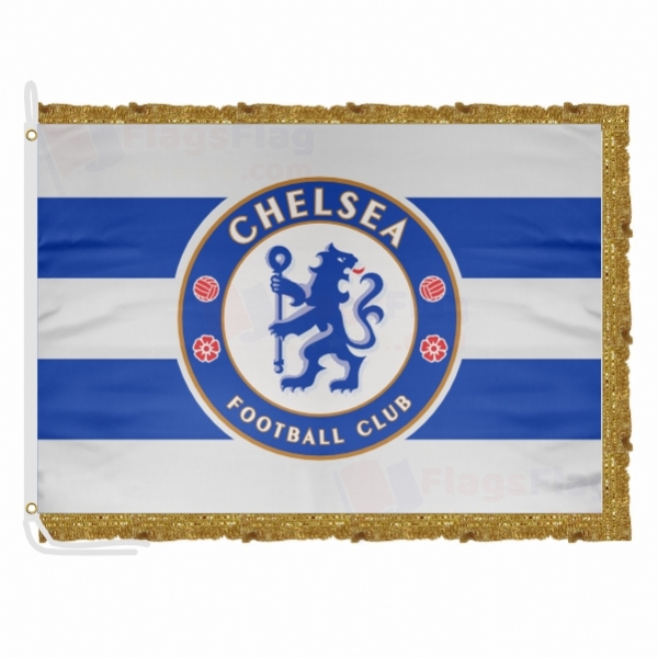 Chelsea FC Satin Office Flag