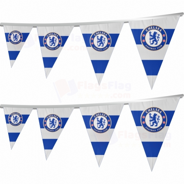 Chelsea FC Stringed Triangle Flag