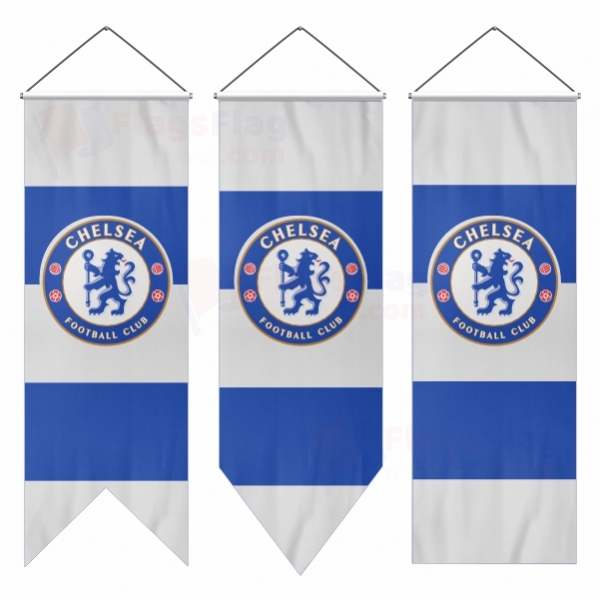 Chelsea FC Swallowtail Flags