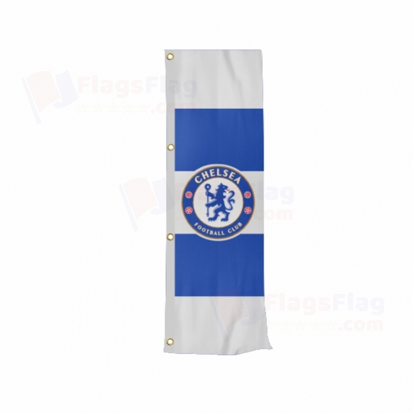 Chelsea FC Vertically Raised Flags