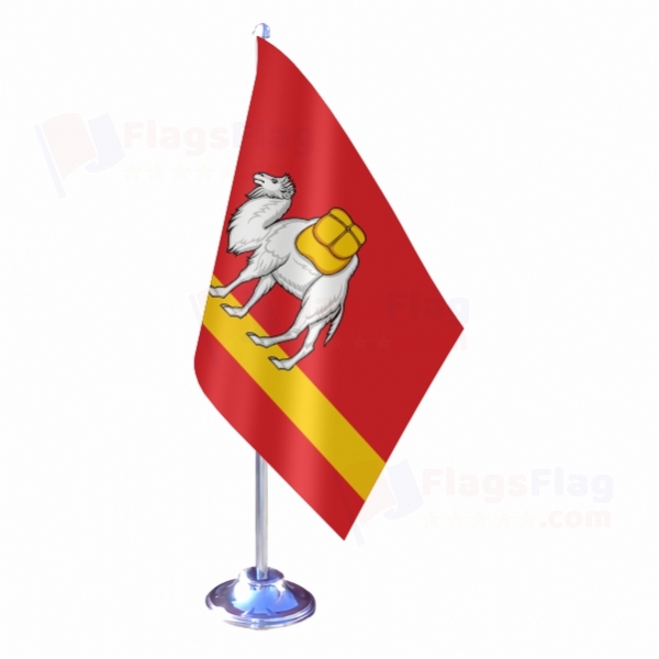 Chelyabinsk Oblast Single Table Flag