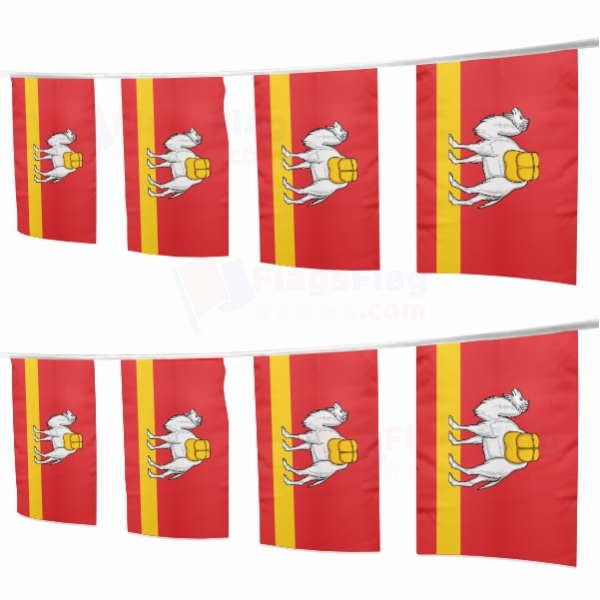 Chelyabinsk Oblast Square String Flags