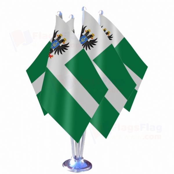 Chernihiv Oblast Quadruple Table Flag
